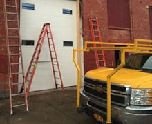 Overhead door installation